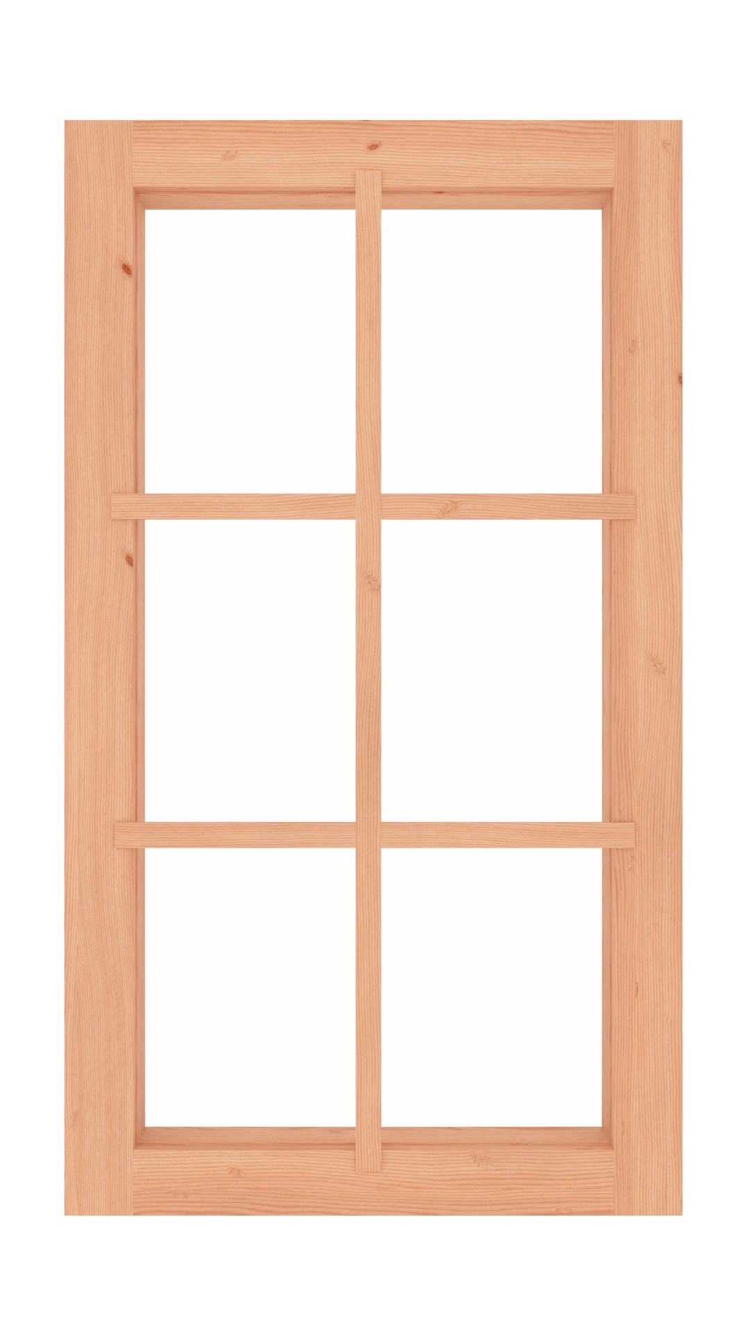 Douglas Vast Raam 6-Ruites 73 x 129 cm - Afbeelding 1